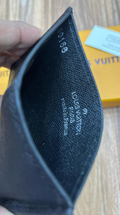 LOUIS VUITTON — Classic Monogram Card Holder (With Brand Box) (Black)