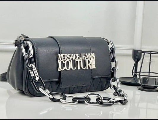 VERSACE — Luxury Chain Bag (Original Style | With Box & Dust Bag) (Black)