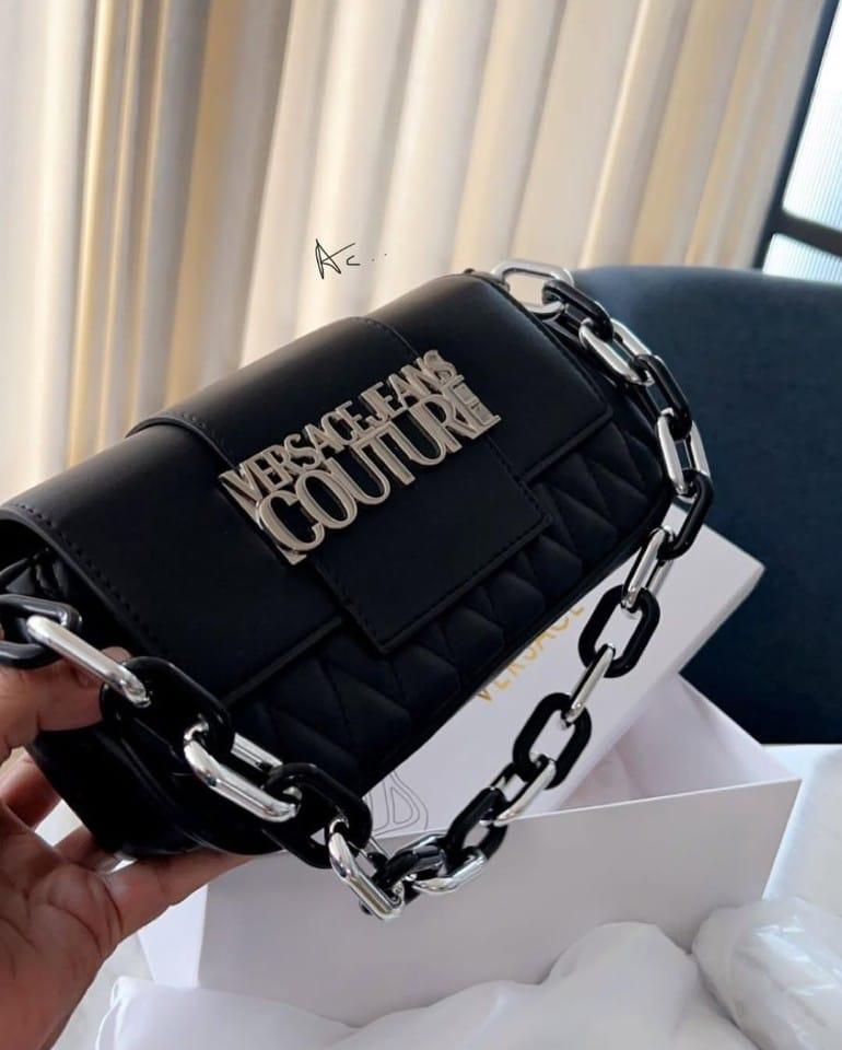 VERSACE — Luxury Chain Bag (Original Style | With Box & Dust Bag) (Black)