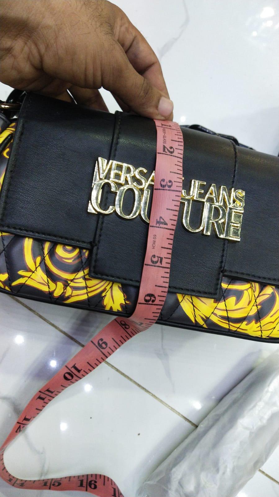 VERSACE — Luxury Chain Bag (Original Style | With Box & Dust Bag) (Golden & Black)