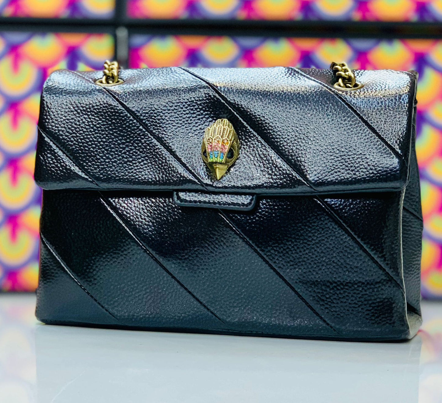 KURT GEIGER — Official Model Handbag (New Design | Premium Quality | With Box & Dust Bag) (Black)