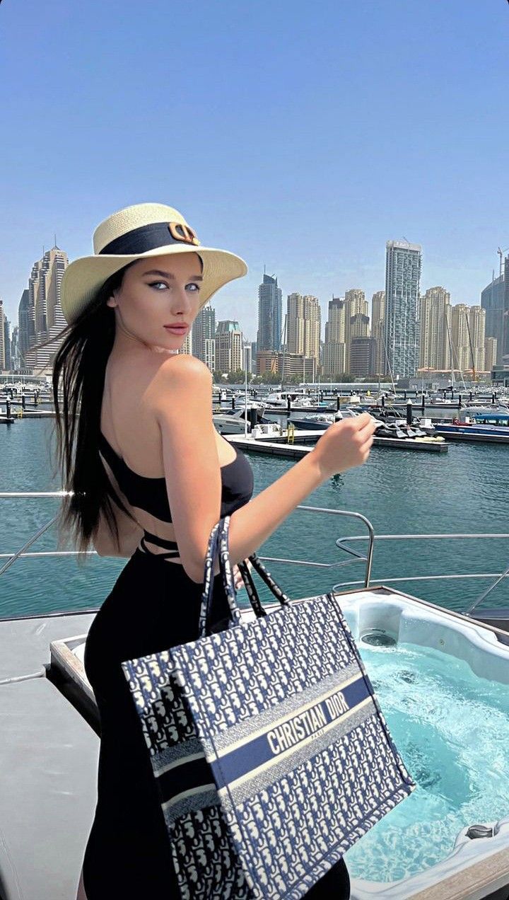 CHRISTIAN DIOR — Fully Embroidered Tote Book Bag (Master Quality | Complete Branding) (Blue)