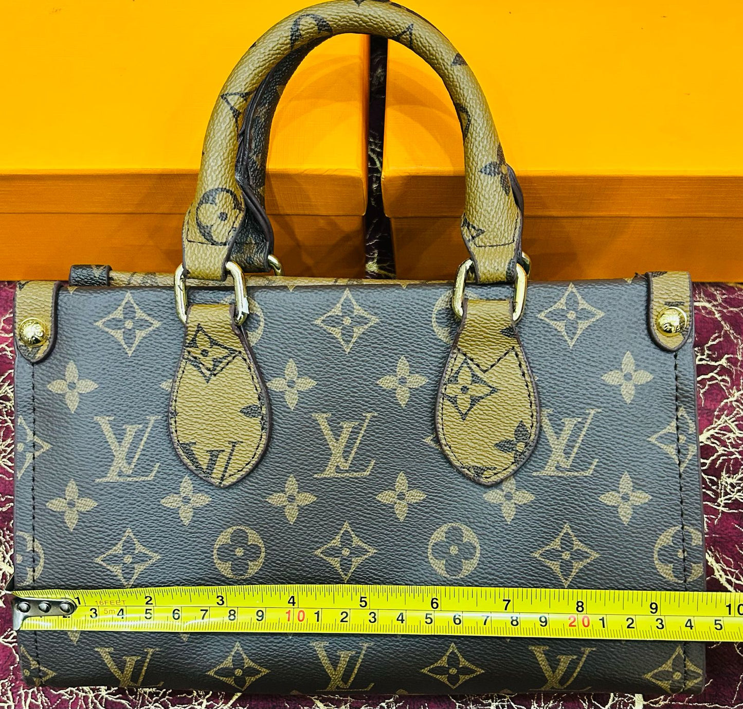 LOUIS VUITTON — OnTheGo Tote Bag (High Quality | New Stock Available) (Chocolate)