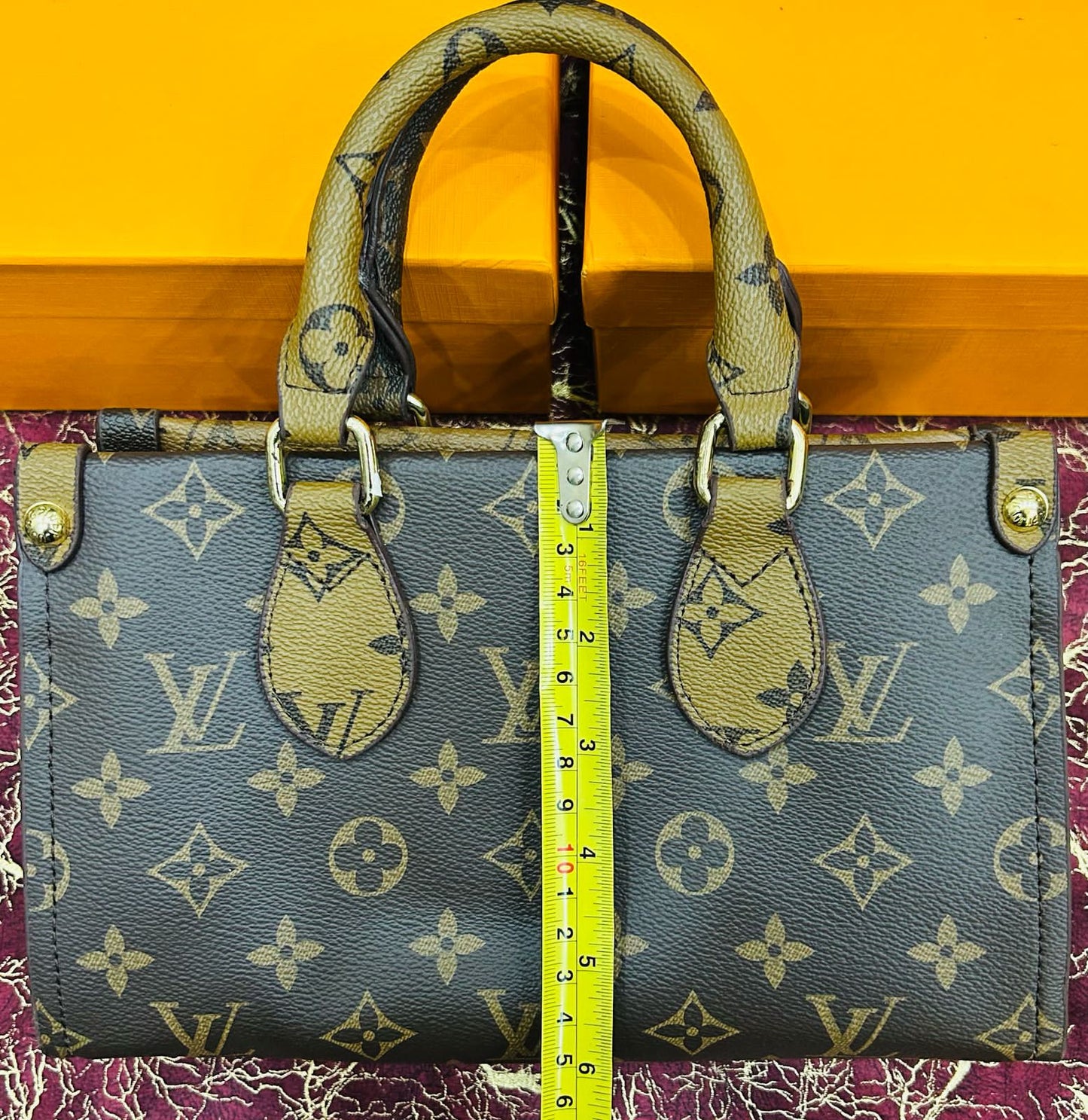 LOUIS VUITTON — OnTheGo Tote Bag (High Quality | New Stock Available) (Chocolate)