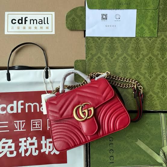GUCCI — Cross Shoulder Bag (With Full Branding | Brand Box & Dustbag Included) (Pink)