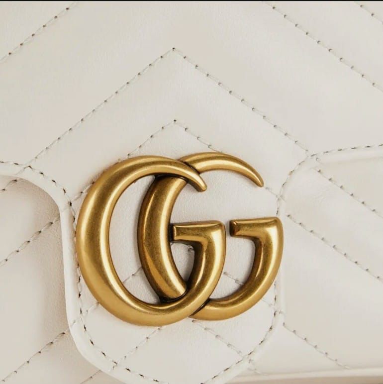 GUCCI — 2pc Designer Crossbody & Wallet Set (Original Leather | Master Series) (White)