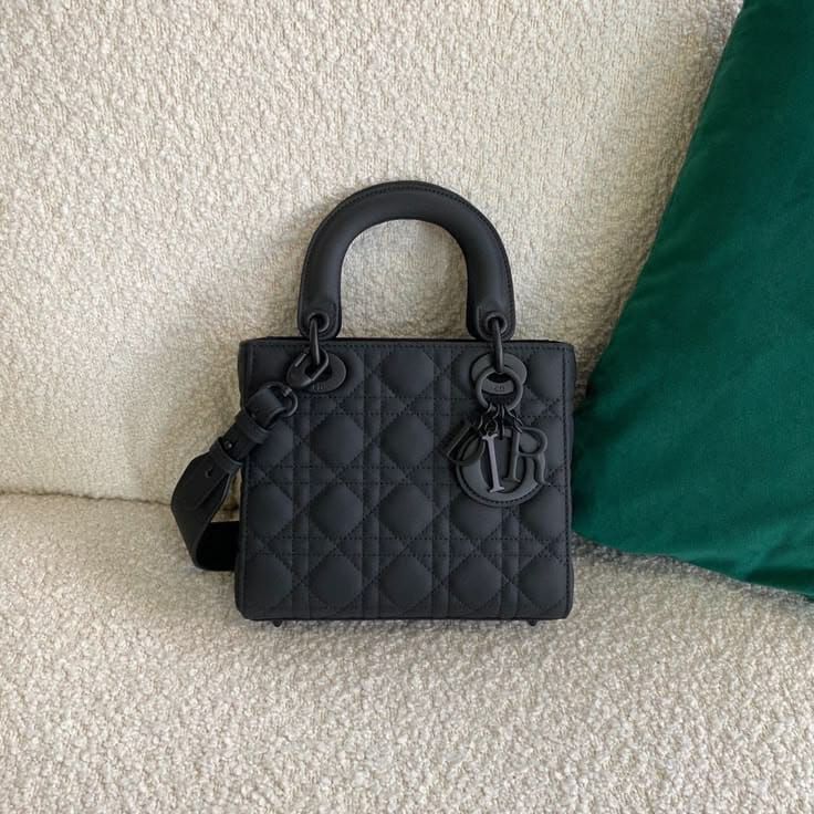 DIOR — Women's Premium Leather Bag (Same as Original | With Dust Bag & Brand Box) (Black)