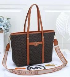 MICHAEL KORS — Printed Women's Handbag 2PC Set (AAA Quality | With Dust Bag & Brand Card) (Brown)