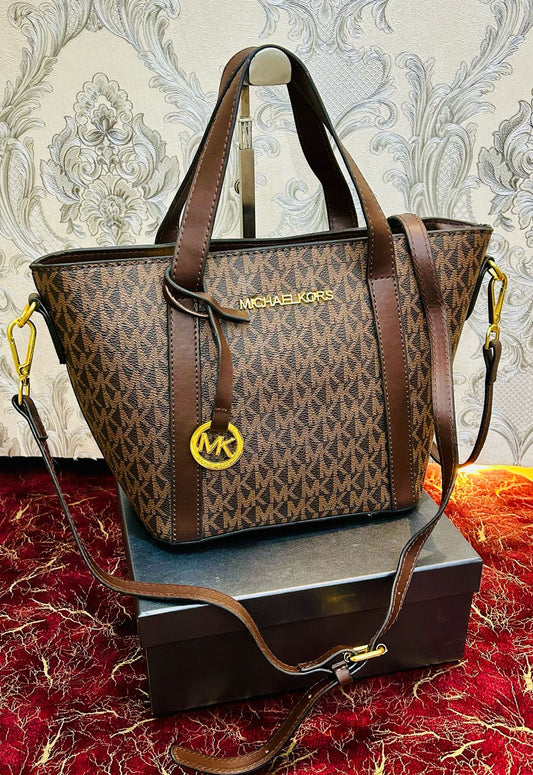 MICHAEL KORS — Women's Mini Tote Bag (2 Colors | Discounted Price) (Brown)