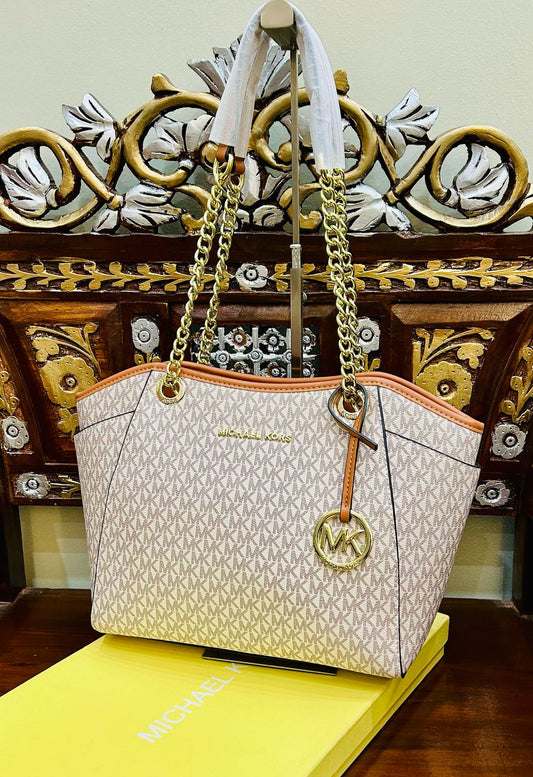 MK MICHAEL KORS — Master Quality Women's Tote Bags (3 Colors | With Brand Box) (Beige)