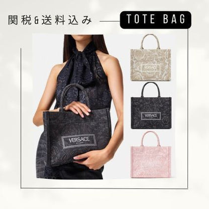 VERSACE — Embroidered Women's Handbag (Master Quality | Full Branding | Premium Finish) (Pink)