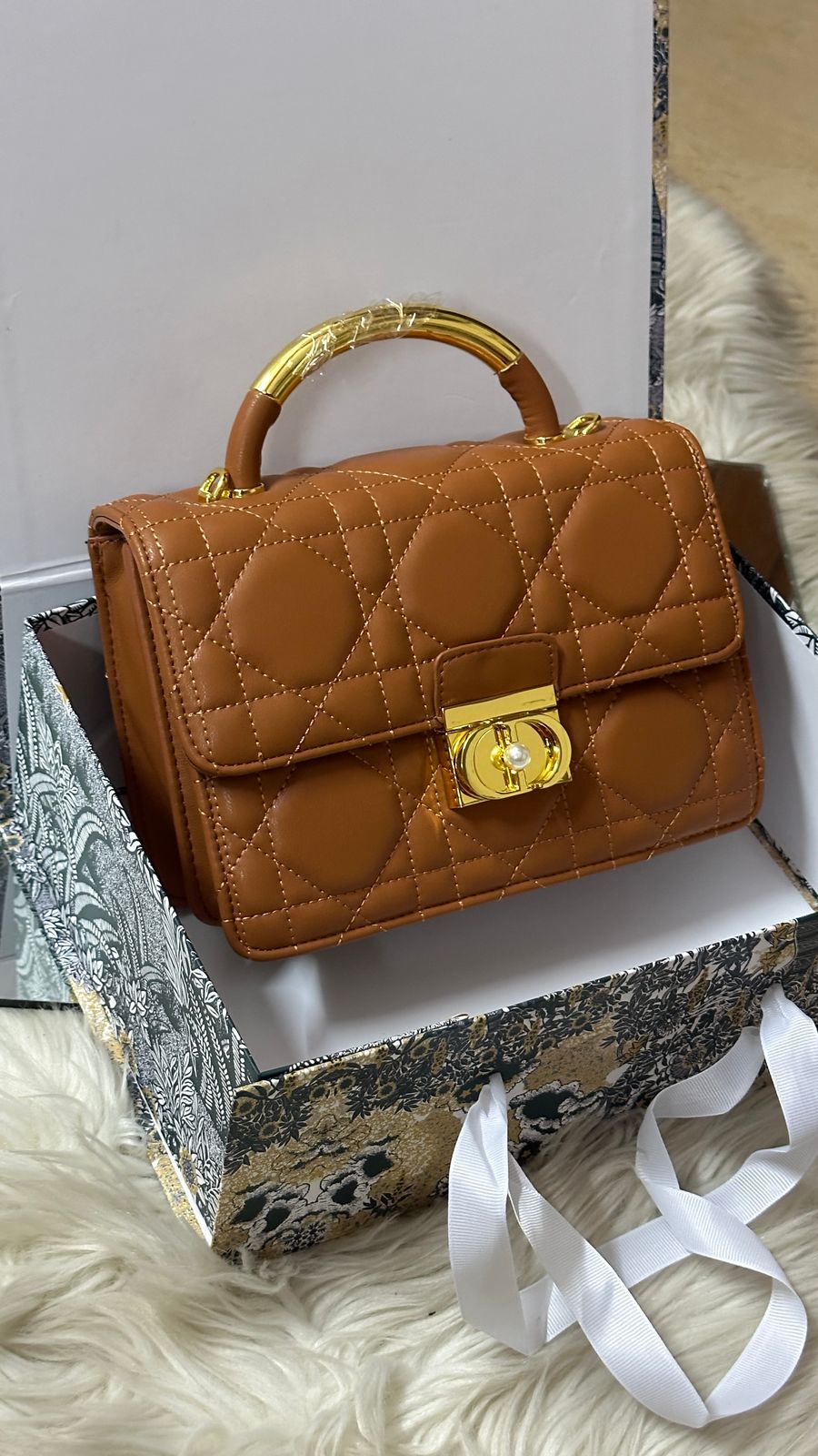DIOR — Medium Women's Bag (High Quality | Same As Original | Full Dior Packaging) (Brown)