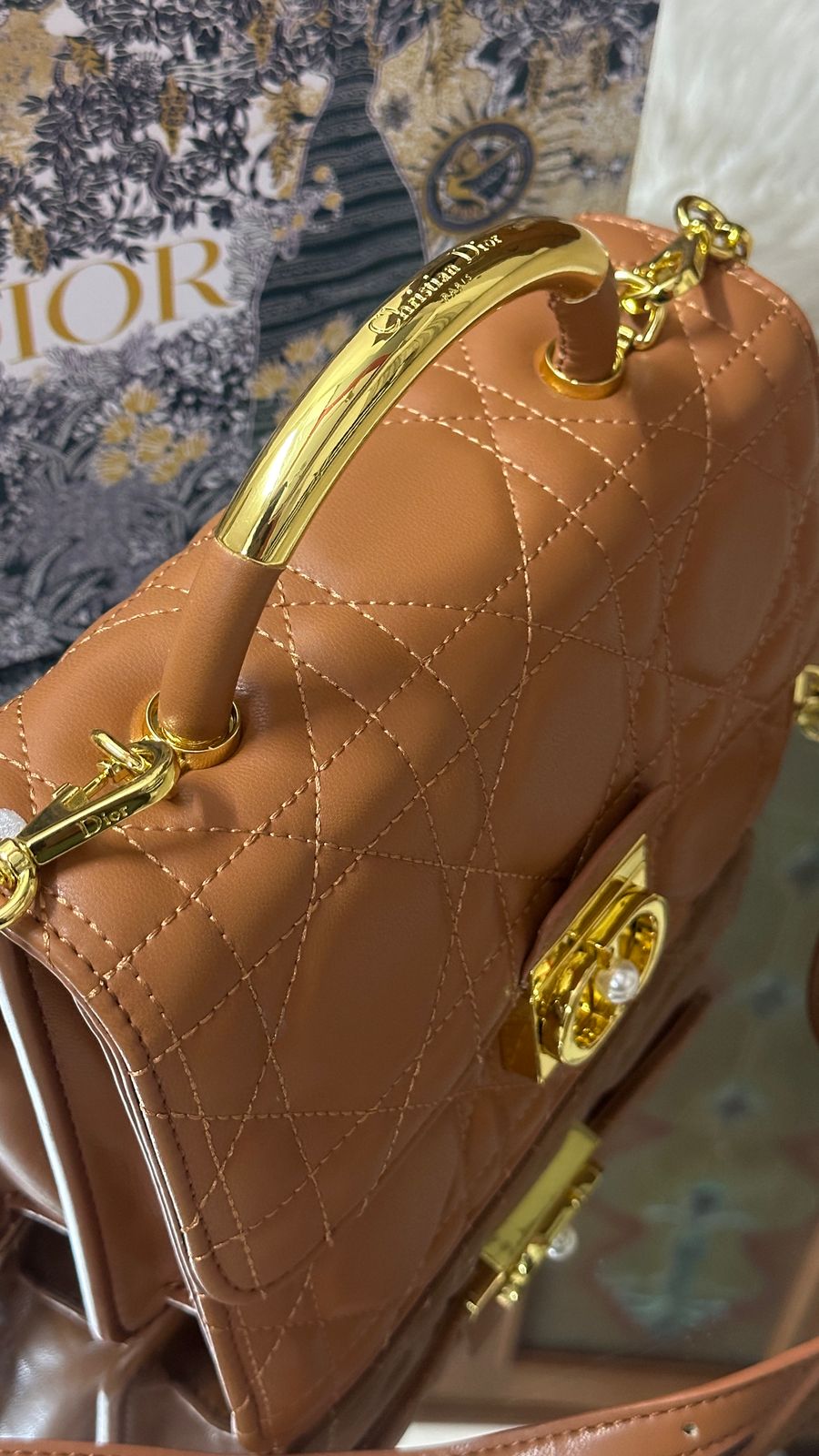 DIOR — Medium Women's Bag (High Quality | Same As Original | Full Dior Packaging) (Brown)