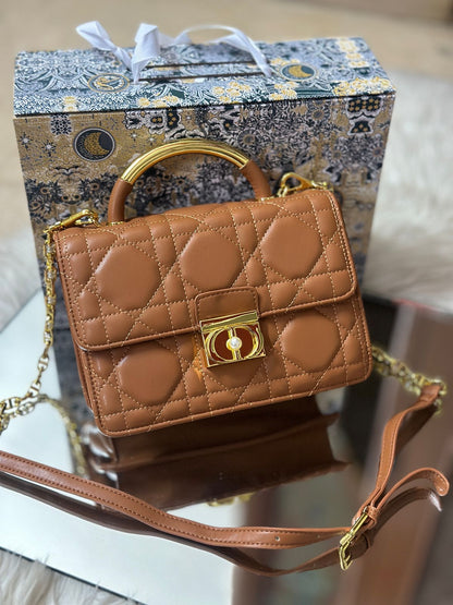 DIOR — Medium Women's Bag (High Quality | Same As Original | Full Dior Packaging) (Brown)