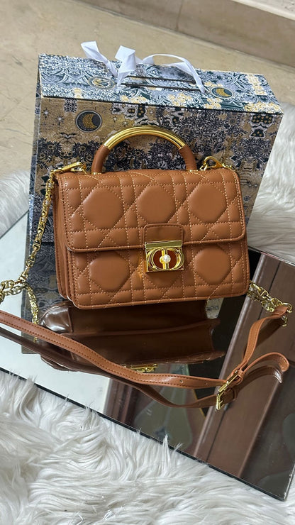 DIOR — Medium Women's Bag (High Quality | Same As Original | Full Dior Packaging) (Brown)