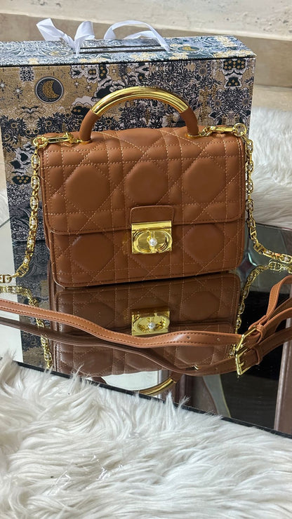 DIOR — Medium Women's Bag (High Quality | Same As Original | Full Dior Packaging) (Brown)