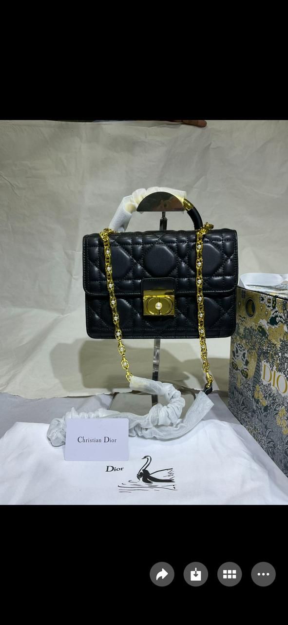 DIOR — Medium Women's Bag (High Quality | Same As Original | Full Dior Packaging) (Black)