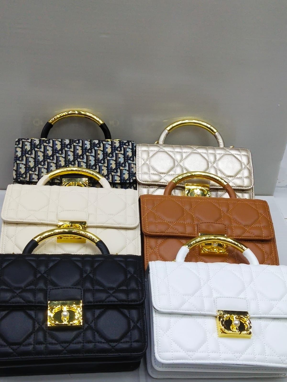 DIOR — Medium Women's Bag (High Quality | Same As Original | Full Dior Packaging) (White)