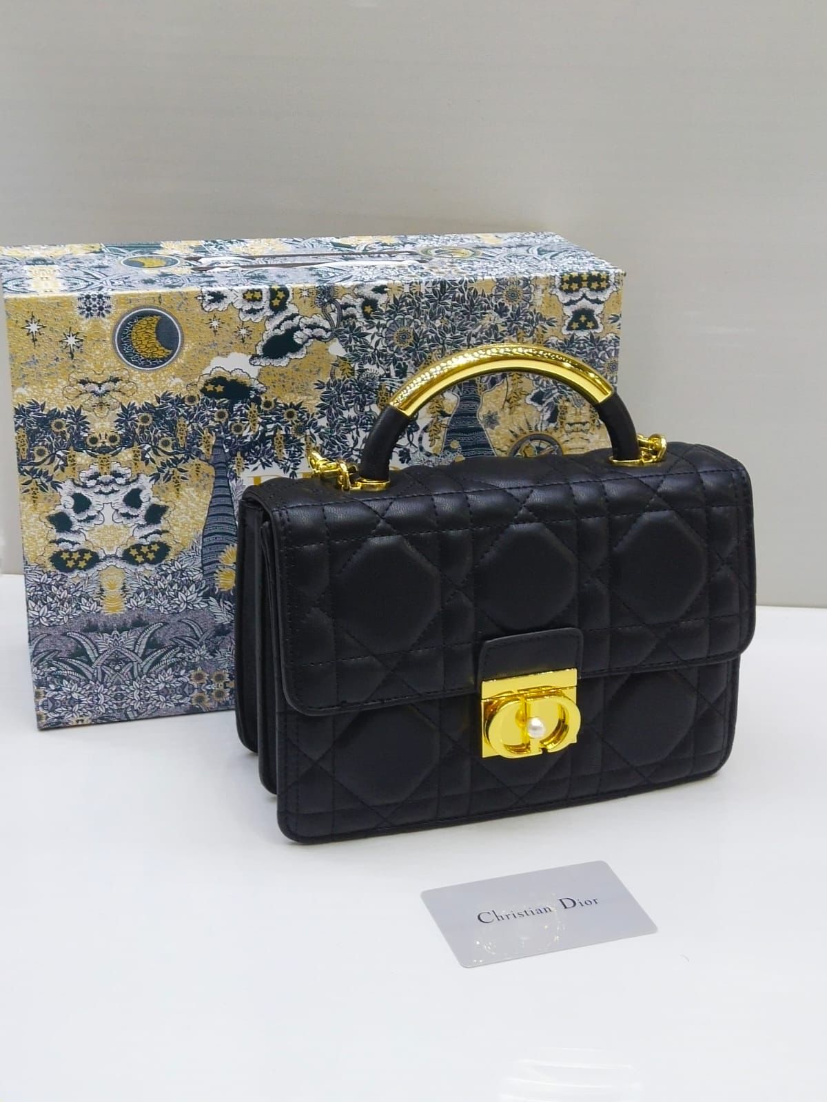 DIOR — Medium Women's Bag (High Quality | Same As Original | Full Dior Packaging) (Black)