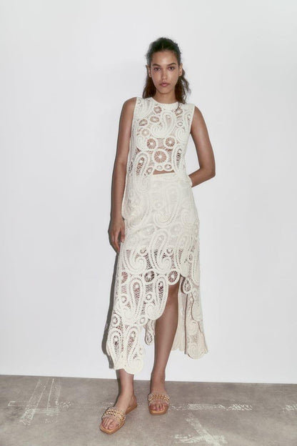 ZARA — Women's Stud Slippers (Restock | Stylish Design | Brand Box Included) (Beige)