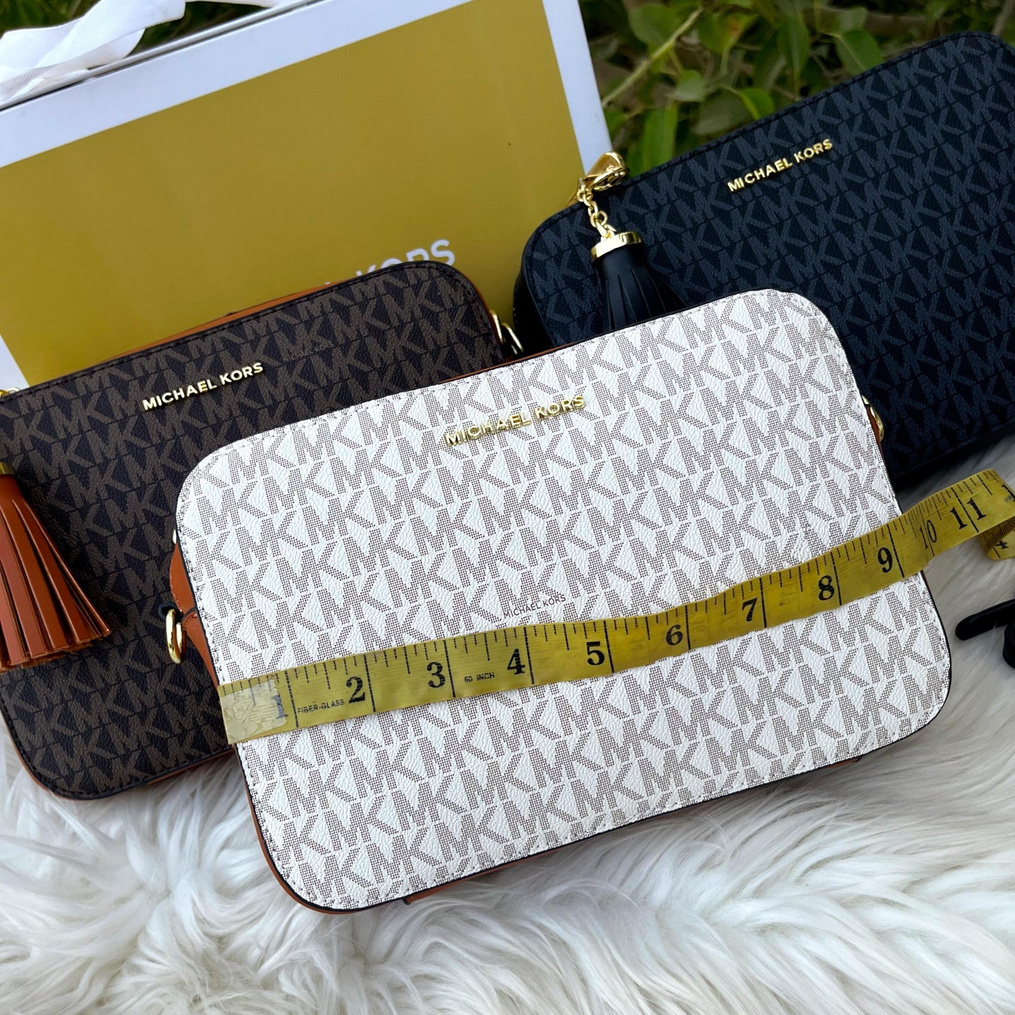 Michael Kors — Women's Crossbody Bag (Master Quality | Full Branding | Magnetic Box) (White)