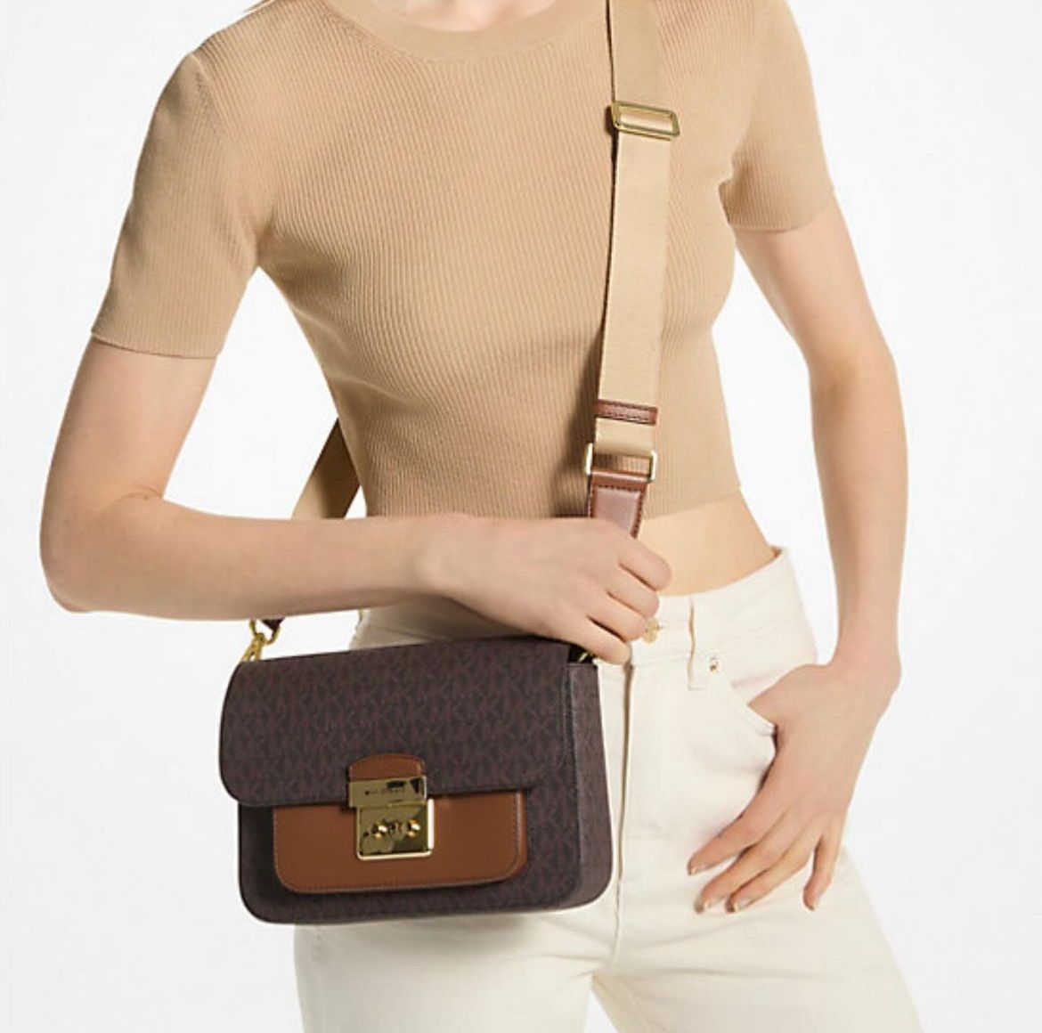 Michael Kors — Women's Crossbody Bag (Master Quality | Full Branding | Premium Packaging) (Chocolate Brown)