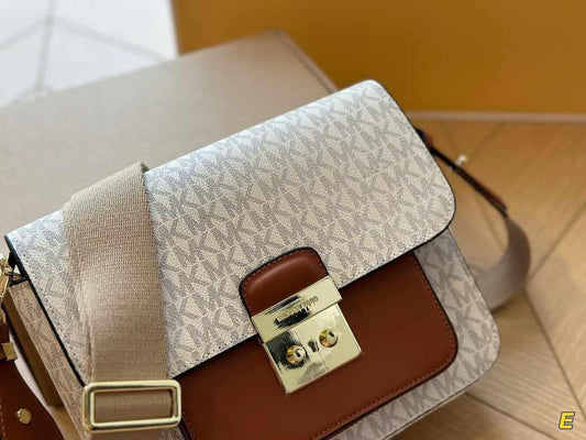 Michael Kors — Women's Crossbody Bag (Master Quality | Full Branding | Premium Packaging) (Offwhite Brown)