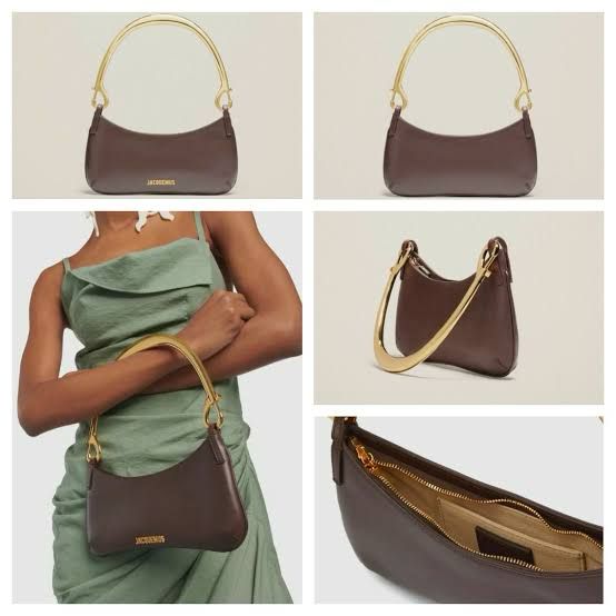 Jacquemus — Le Bisou Mousqueton Bag (Gold-Tone Hardware | Luxury Packaging) (Brown)