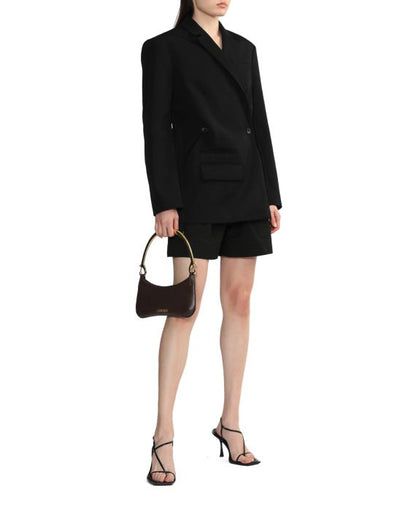 Jacquemus — Le Bisou Mousqueton Bag (Gold-Tone Hardware | Luxury Packaging) (Black)