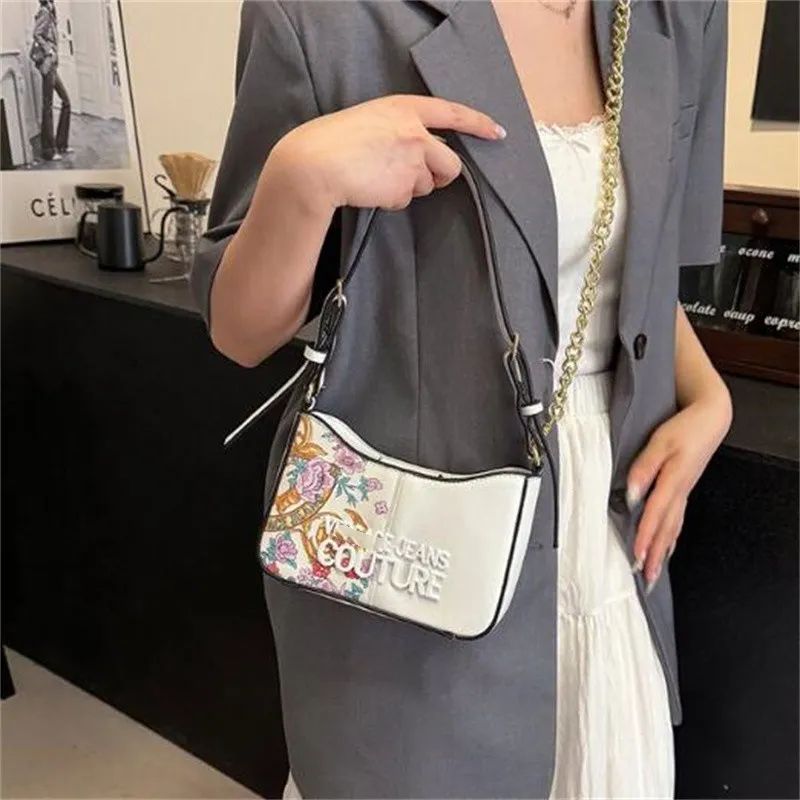 Versace — Women's Cross Shoulder Bag (Master Quality | Dual Strap | Premium Packaging) (White)