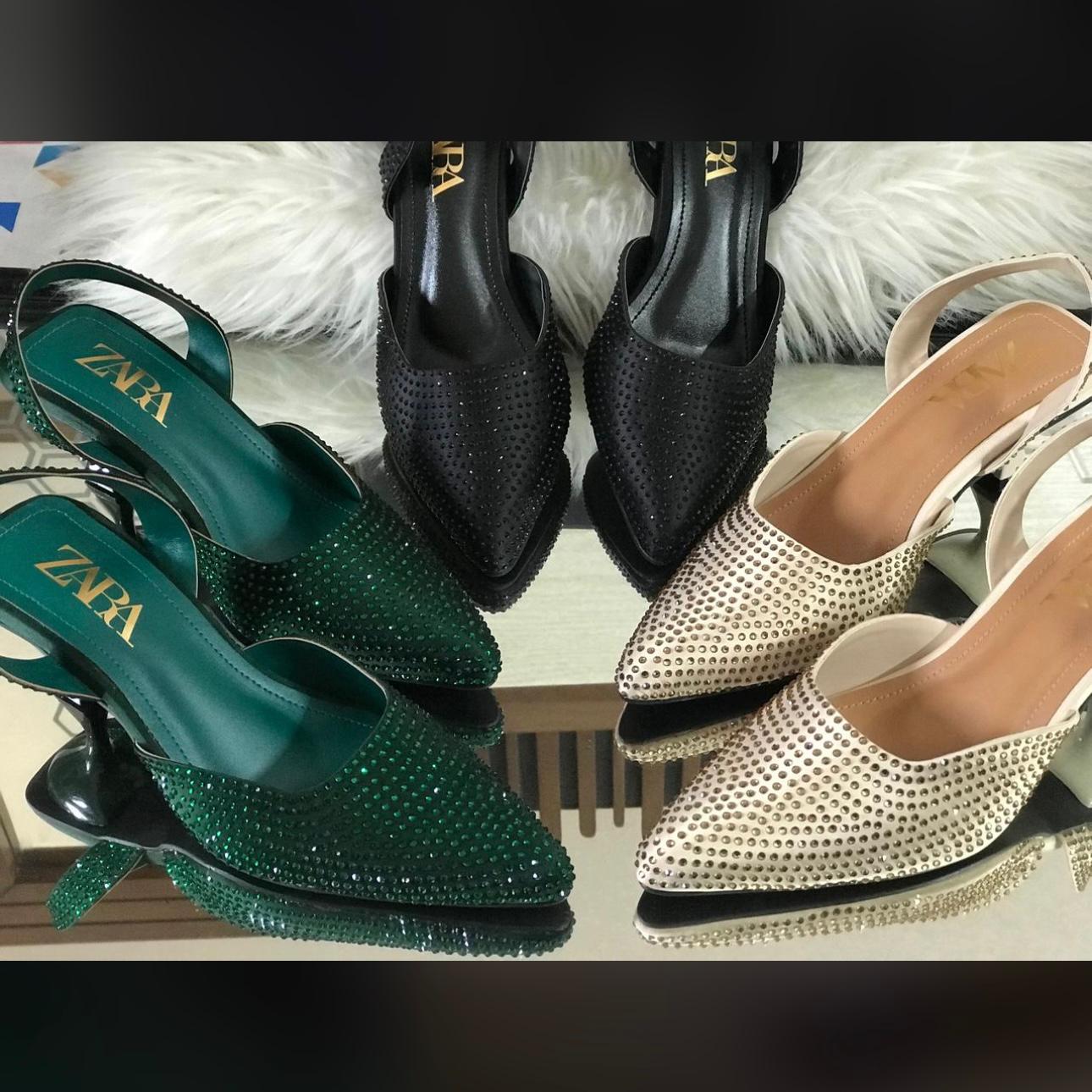 ZARA — Women's Heels (Multiple Colors | All Sizes Available) (Green)