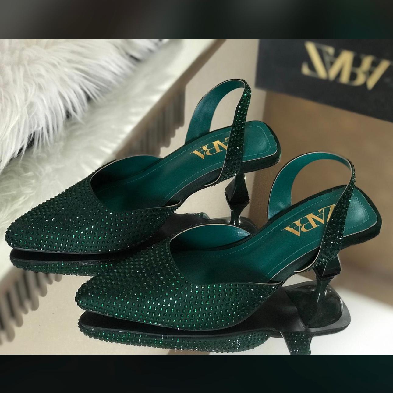ZARA — Women's Heels (Multiple Colors | All Sizes Available) (Green)
