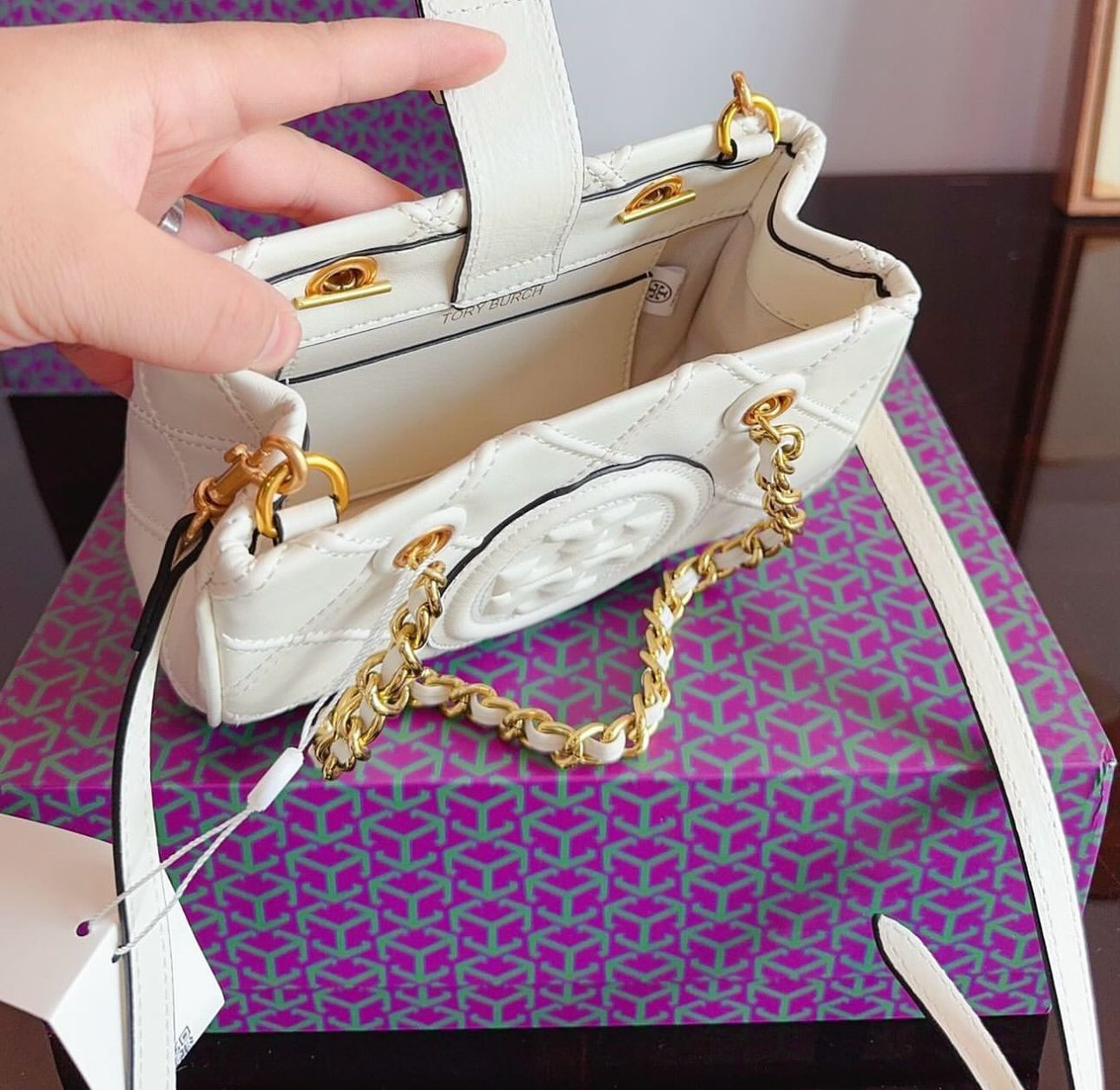 Tory Burch — Spacious Tote Bag (Master Quality | Brand Box & Dust Bag Included) (White)