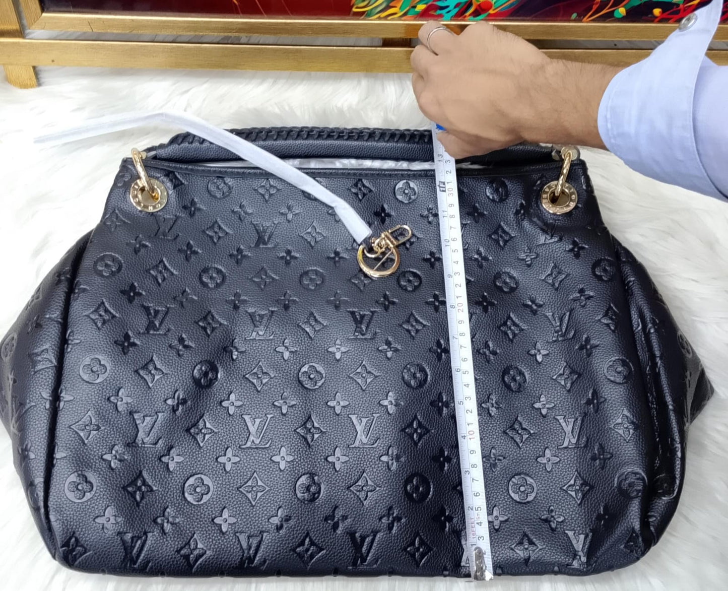Louis Vuitton — Large Tote Bag (AAA Soft Quality | Dust Bag & Brand Card Included) (Black)