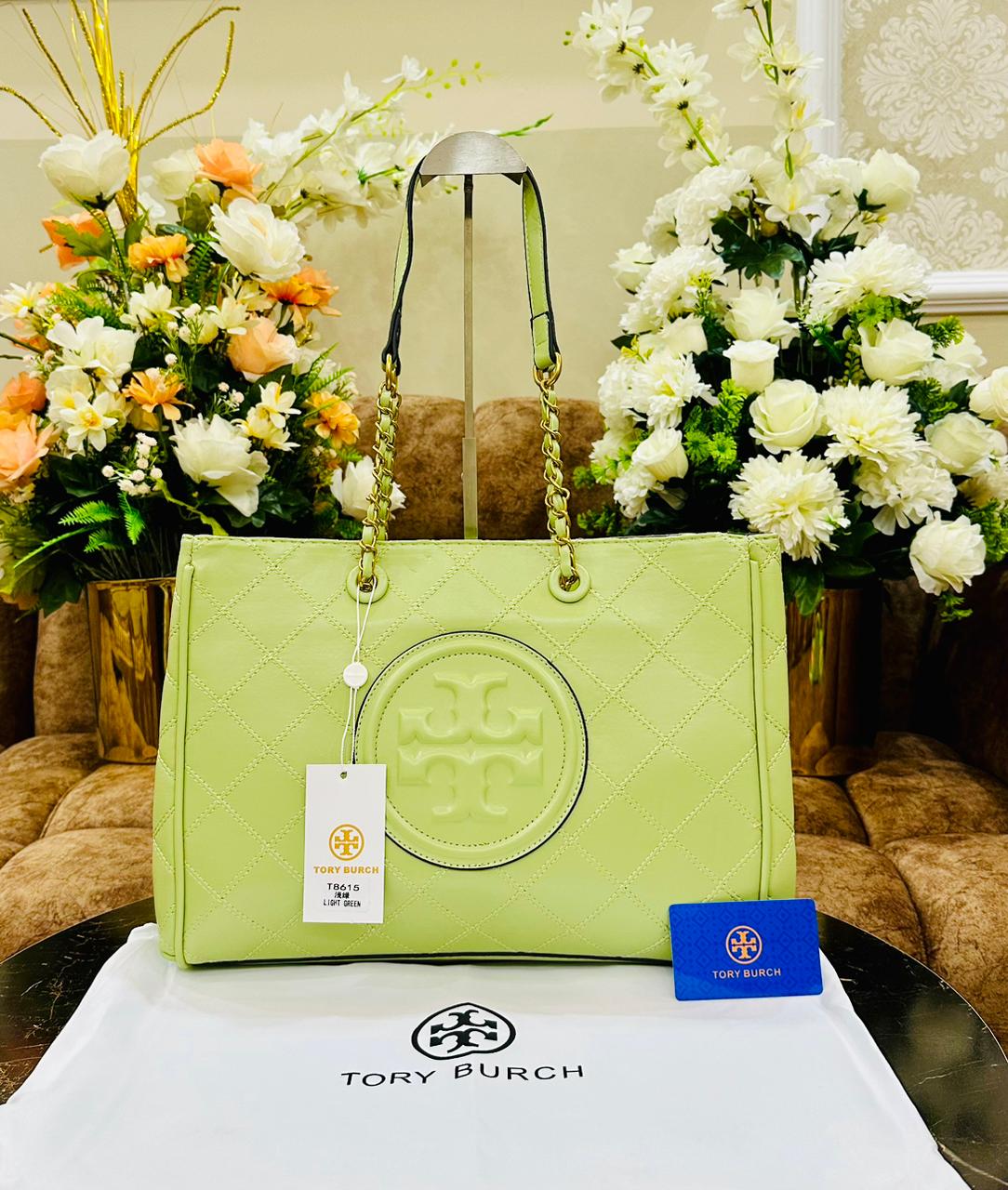 Tory Burch — Premium Quality Bag (AAA Material | Official Model | Card & Dust Bag Included) (Pistachio)