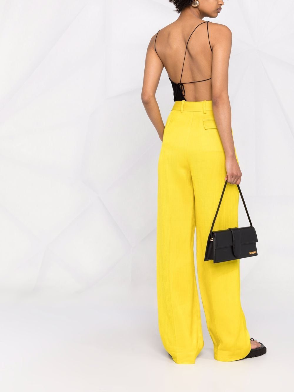 Jacquemus Le Bambino Long Shoulder Bag (Premium Quality | Brand Box Included) (Black)