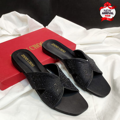 Jimmy Choo Slippers – Premium Restock (Black)