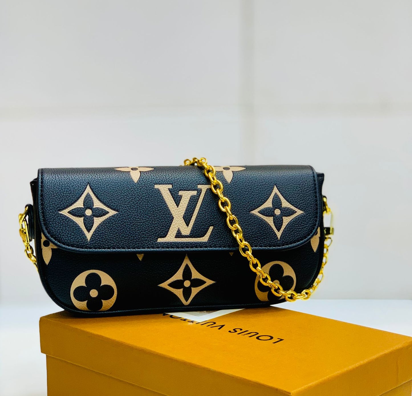 LV Brand Crossbody – Premium Quality (Black)