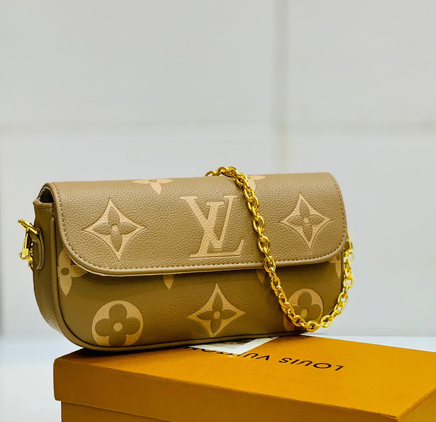 LV Brand Crossbody – Premium Quality (Brown)