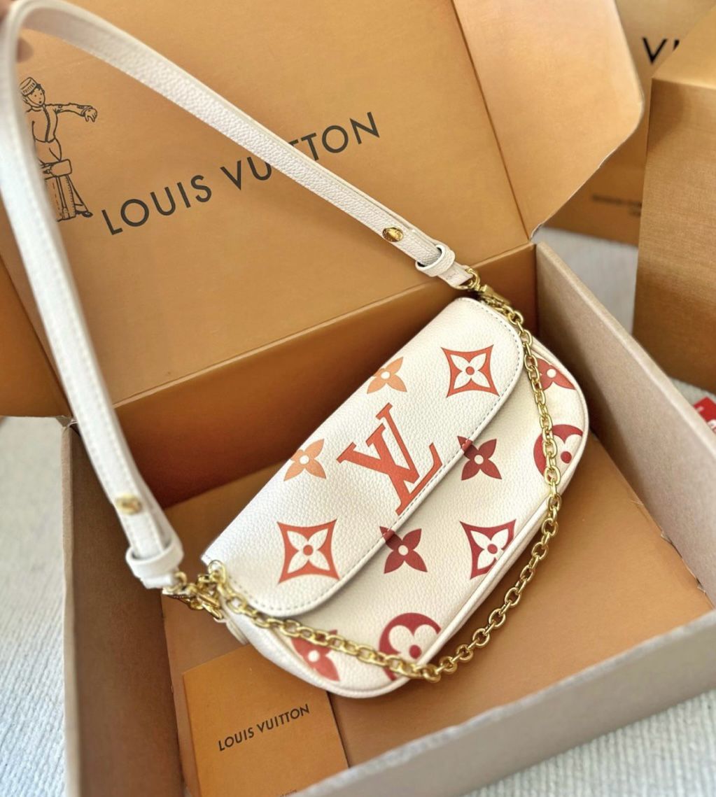 LV Brand Crossbody – Premium Quality (Off White)