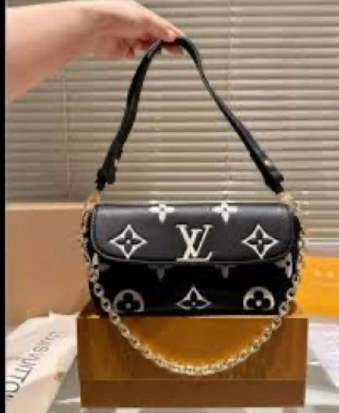 LV Brand Crossbody – Premium Quality (Black)