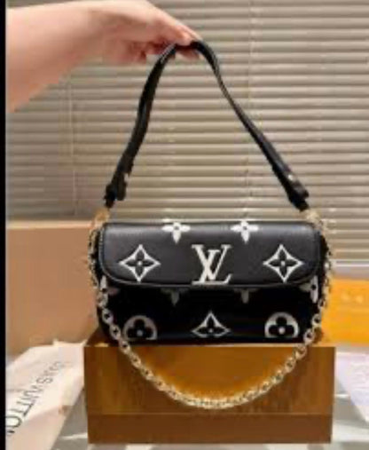 LV Brand Crossbody – Premium Quality (Black)
