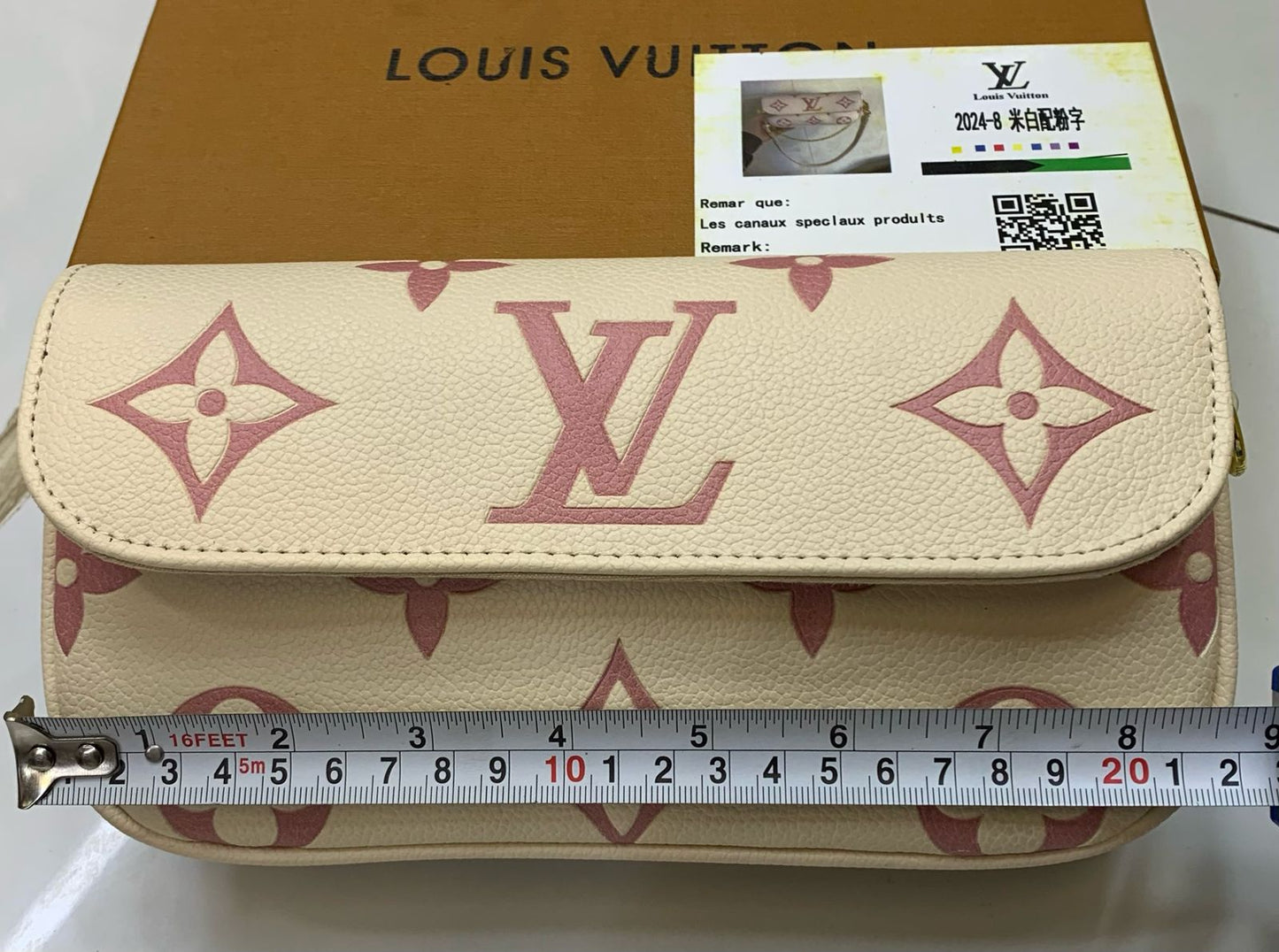 LV Brand Crossbody – Premium Quality (Off White)