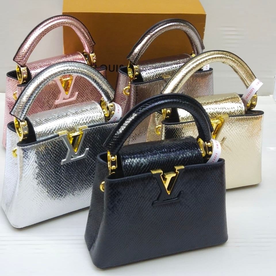 Louis Vuitton Capucines – Crystal Edition (Golden)