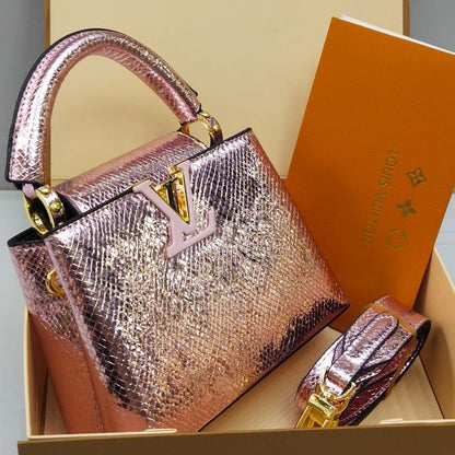 Louis Vuitton Capucines – Crystal Edition (Pink)