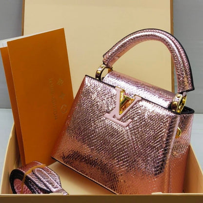 Louis Vuitton Capucines – Crystal Edition (Pink)