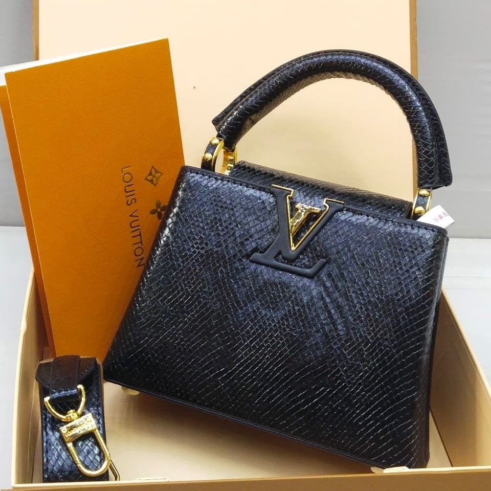 Louis Vuitton Capucines – Crystal Edition (Black)