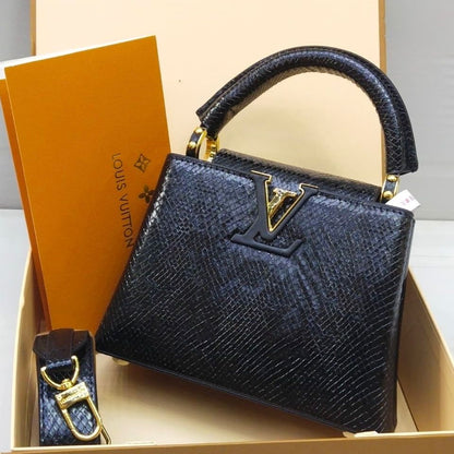 Louis Vuitton Capucines – Crystal Edition (Black)