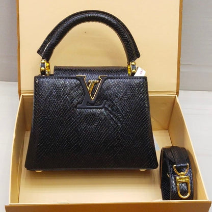 Louis Vuitton Capucines – Crystal Edition (Black)