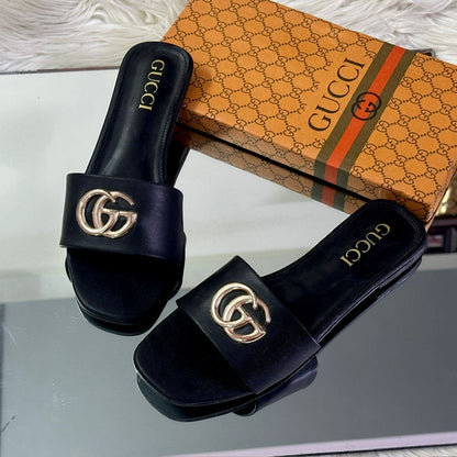 GUCCI Premium Slippers – 2 Colours (Black)